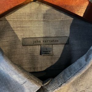 Dark Grey John Varvatos button down shirt